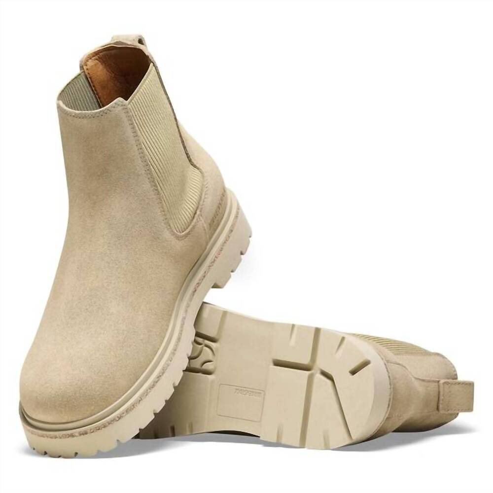 NEW BIRKENSTOCK women's highwood slip on boot - regular in taupe - Picture 5 of 6